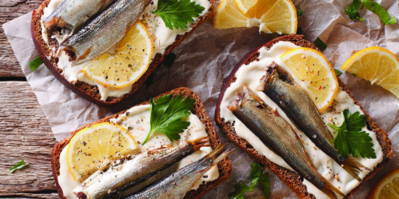 Sole Mare - Lemon Sardines on Rye